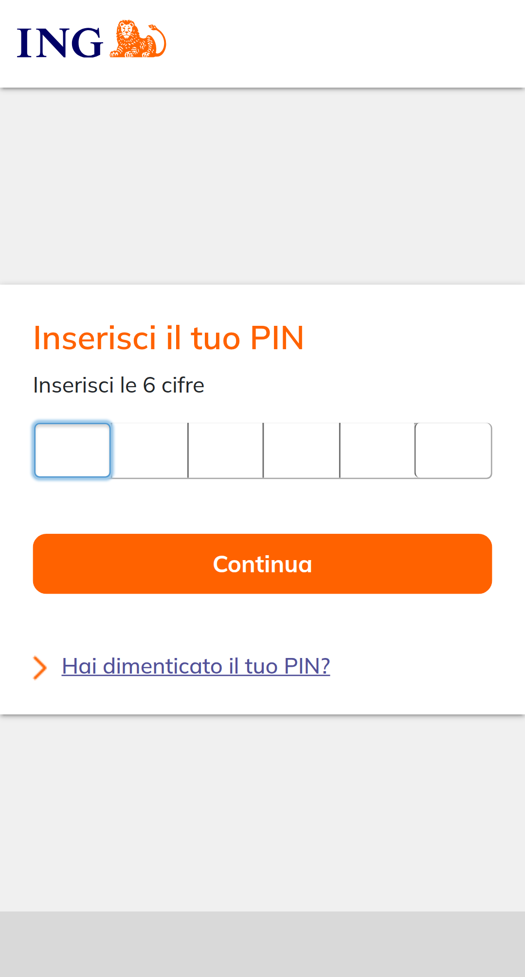 Figura 3 – Inserimento codice PIN